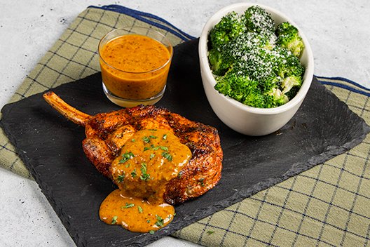 Wood-Fired Duroc Pork Chop