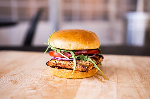 Grilled Salmon Sandwich