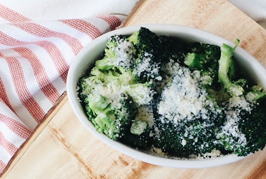 Broccoli with Roasted
Garlic Butter